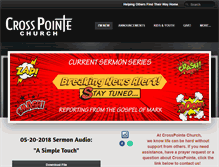 Tablet Screenshot of crosspointechurch-sc.org
